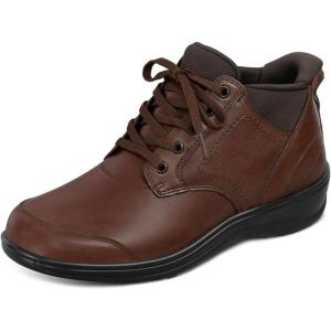 imageOrthofeet Womens Orthopedic Leather HandsFree Rosel BootBrown