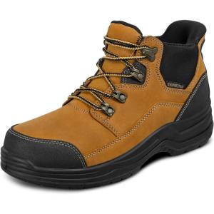 imageOrthofeet Womens Orthopedic Quartz HandsFree Work Boots with Safety ToeWheat