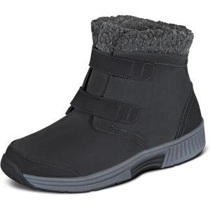 imageOrthofeet Womens Orthopedic Waterproof Winter Boot with Arch Support FlorenceWaterproof Black