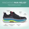 imageOrthofeet Mens Orthopedic Knit Edgewater SneakersBlack