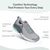 imageOrthofeet Mens Orthopedic Knit Edgewater SneakersGrey