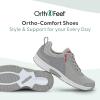 imageOrthofeet Mens Orthopedic Knit Edgewater SneakersGrey