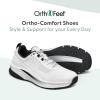 imageOrthofeet Mens Orthopedic Race Running Shoe for Foot Pain ReliefBlack