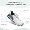 imageOrthofeet Mens Orthopedic Race Running Shoe for Foot Pain ReliefWhite