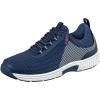 imageOrthofeet Mens Orthopedic Knit Edgewater SneakersBlue
