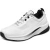 imageOrthofeet Mens Orthopedic Race Running Shoe for Foot Pain ReliefWhite