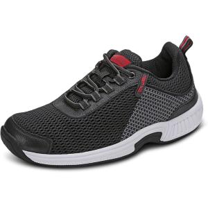imageOrthofeet Mens Orthopedic Knit Edgewater SneakersBlack