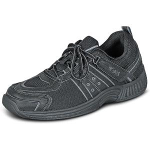 imageOrthofeet Mens Orthopedic Monterey Bay TieLess SneakersBlack