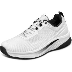 imageOrthofeet Mens Orthopedic Race Running Shoe for Foot Pain ReliefWhite