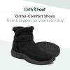 imageOrthofeet Womens Orthopedic Bliss Boots for Foot Pain ReliefBlack
