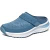 imageOrthofeet Womens Orthopedic Knit Iris Slip On Mule SneakersBlue
