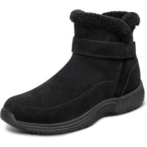 imageOrthofeet Womens Orthopedic Bliss Boots for Foot Pain ReliefBlack