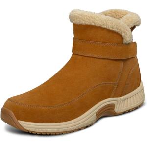 imageOrthofeet Womens Orthopedic Bliss Boots for Foot Pain ReliefCamel