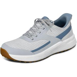 imageOrthofeet Mens Orthopedic HandsFree Fairway Golf ShoesBlueWhiteGrey