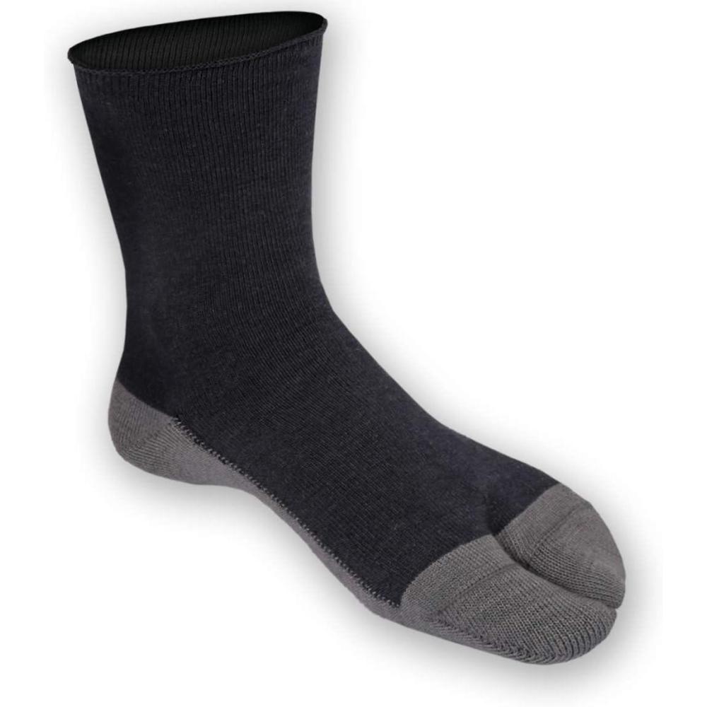 imageOrthofeet Bunion Relief Socks NonBinding NonConstrictive Socks 3 PackCharcoal