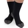 imageOrthofeet Bunion Relief Socks NonBinding NonConstrictive Socks 3 PackCharcoal
