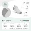 imageOrthofeet Low Cut NonBinding NonConstrictive Circulation Seam Free White Socks 3 PackWhite