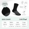 imageOrthofeet MidCalf Compression Sock  1825 mmHg  Ideal Support for Medical Needs Nurses Pregnancy and TravelBlack