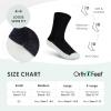 imageOrthofeet NonBinding NonConstrictive Circulation Seam Free Casual Dress Socks 3 PackBlack