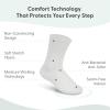 imageOrthofeet NonBinding NonConstrictive Circulation Seam Free Casual Dress Socks 3 PackWhite