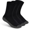imageOrthofeet NonBinding NonConstrictive Circulation Seam Free Casual Dress Socks 3 PackCharcoal