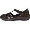 imageOrthofeet Womens Orthopedic Leather Juno ClosedToe SandalsBrown
