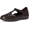 imageOrthofeet Womens Orthopedic Leather Juno ClosedToe SandalsBrown