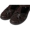 imageOrthofeet Womens Orthopedic Leather Juno ClosedToe SandalsBrown