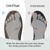imageOrthofeet Womens Orthopedic Leather Juno ClosedToe SandalsTaupe