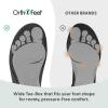 imageOrthofeet Womens Orthopedic Leather Hazel SandalsBlack