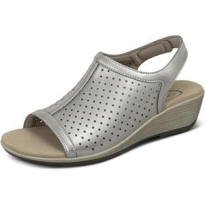 imageOrthofeet Womens Orthopedic Leather Hazel SandalsPlatinum