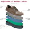imageOrthofeet Mens Mark Lace Tie Oxford Shoes Brown