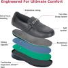 imageOrthofeet Womens Orthopedic Leather Chelsea LoaferBlack