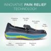 imageOrthofeet Womens Orthopedic Leather Chelsea LoaferBlack
