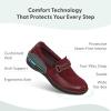 imageOrthofeet Womens Orthopedic Leather Chelsea LoaferDark Cherry