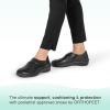 imageOrthofeet Womens Orthopedic Leather Emily Casual ShoesBlack