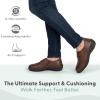 imageOrthofeet Womens Orthopedic Leather Emily Casual ShoesBrown