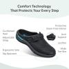 imageOrthofeet Womens Orthopedic Leather Irma ClogCharcoal