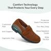 imageOrthofeet Womens Orthopedic Leather Shelly Loafer for Foot Pain ReliefCinnamon