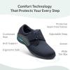 imageOrthofeet Womens Orthopedic Lycra Wichita Casual ShoesBlack