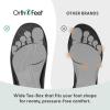 imageOrthofeet Womens Orthopedic Stretch Knit Amalya Casual ShoeBlack