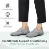 imageOrthofeet Womens Orthopedic Stretch Knit Amalya Casual ShoeGrey