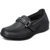 imageOrthofeet Womens Orthopedic Leather Chelsea LoaferBlack