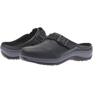 imageOrthofeet Womens Orthopedic Leather Irma ClogBlack