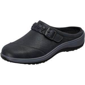 imageOrthofeet Womens Orthopedic Leather Irma ClogCharcoal