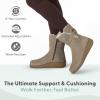 imageOrthofeet Womens Orthopedic Claire Waterproof Winter Boots for Foot Pain ReliefTaupe