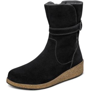 imageOrthofeet Womens Orthopedic Claire Waterproof Winter Boots for Foot Pain ReliefBlack