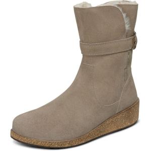 imageOrthofeet Womens Orthopedic Claire Waterproof Winter Boots for Foot Pain ReliefTaupe