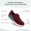 imageOrthofeet Womens Orthopedic Knit Wander HandsFree SneakersBurgundy