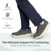 imageOrthofeet Mens Orthopedic Rove HandsFree Slipon SneakerGrey